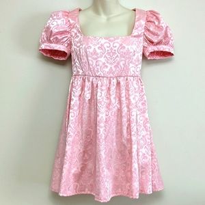 🩷 FLORAL JACQUARD BABYDOLL DRESS 🩷